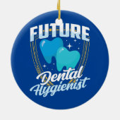 未来の歯科衛生士チーム衛生歯科医 セラミックオーナメント (裏面)