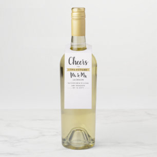 未来の氏および夫人へのCustom応援 ボトルネックタグ