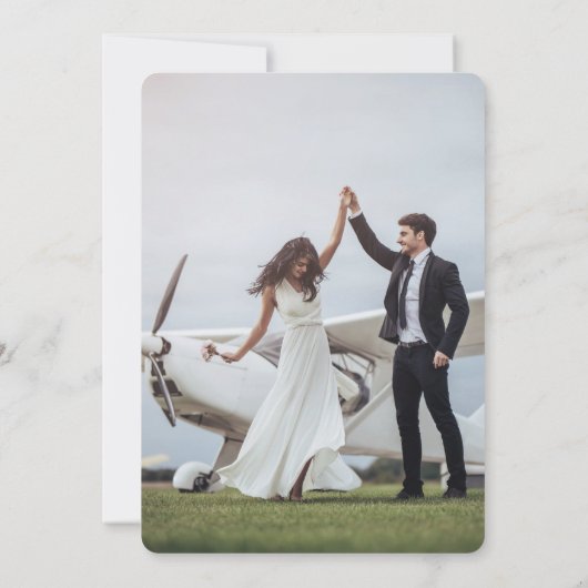 未来の氏およびPhoto夫人の婚約パーティ 招待状 (裏面)