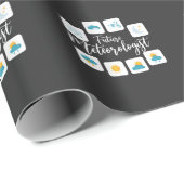 未来の気象予報士サンレインウェザーマンファン ラッピングペーパー (ロールコーナー)