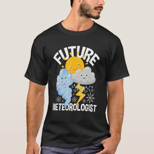 未来の気象学者トルネドチェザーウ Tシャツ (正面)