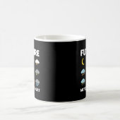 未来の気象学者　天気予報 コーヒーマグカップ (中央)