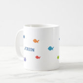 未来の海洋生物学者コーヒーマグ コーヒーマグカップ (正面左)