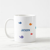 未来の海洋生物学者コーヒーマグ コーヒーマグカップ (左)