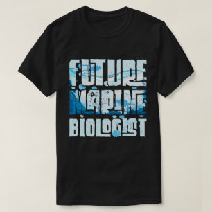 未来の海洋生物学者海学生生物学ギフト Tシャツ