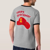 未来の消防士 Tシャツ (裏面)