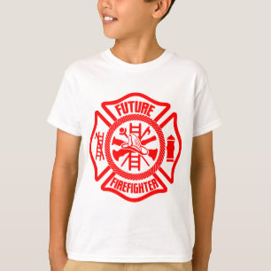 未来の消防士 Tシャツ