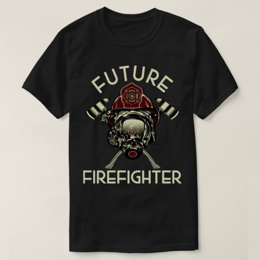 未来の消防士 Tシャツ (デザイン正面)
