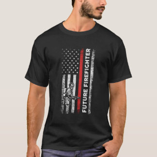 未来の消防士 Tシャツ