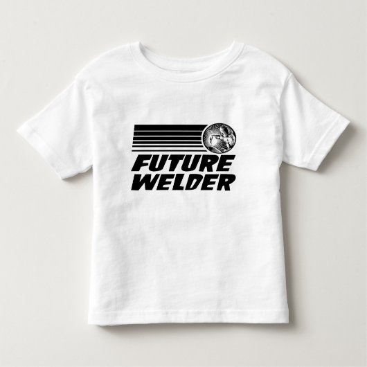 未来の溶接機 トドラーTシャツ (正面)