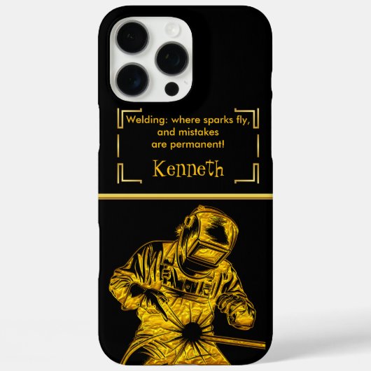 未来の溶接 Case-Mate iPhoneケース (裏面)