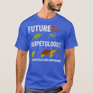 未来の爬虫類類動物類生物類学 Tシャツ