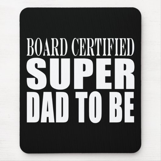 未来の父親:取締役会すごい認定パパ マウスパッド (正面)
