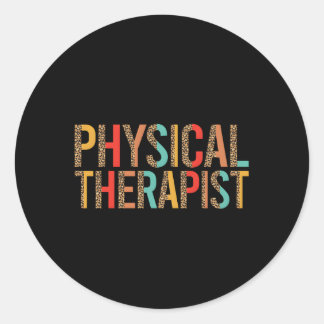 未来の物理セラピストアシスタントLeopard Pta St ラウンドシール