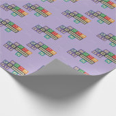 未来の物理学者のブロックラッピング紙 ラッピングペーパー (角)