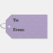 未来の物理学者のブロック贈り物ラベル ギフトタグ (裏面横)