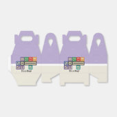 未来の物理学者のブロック赤ちゃんシャワーお願いボックス フェイバーボックス (折り畳みなし)