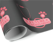 未来の獣医ガール獣医学生キッド ラッピングペーパー (ロールコーナー)