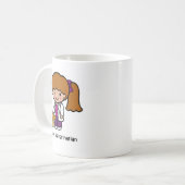 未来の獣医-女の子 コーヒーマグカップ (正面左)