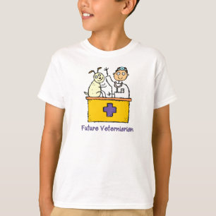 未来の獣医-少年 Tシャツ