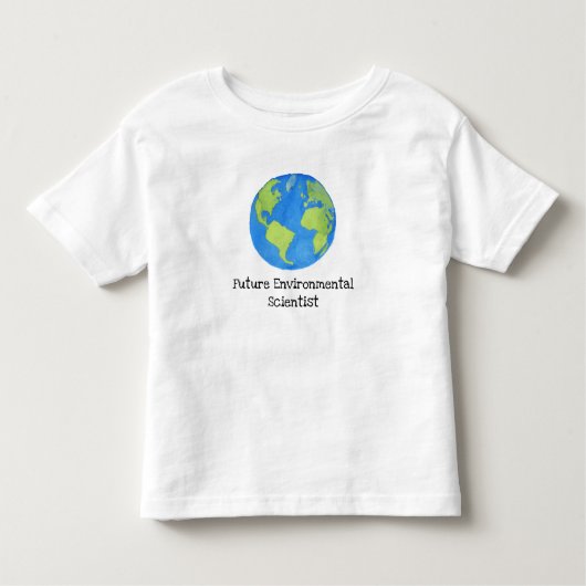 未来の環境の科学者のティー トドラーTシャツ (正面)