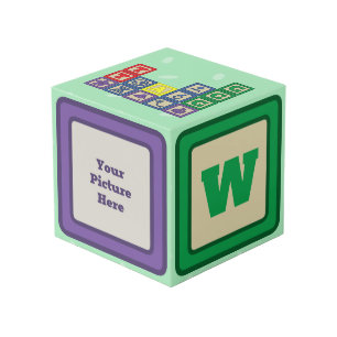 未来の生物学者のブロック写真キューブ フォトキューブ