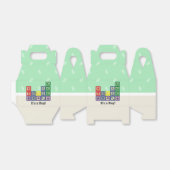 未来の生物学者のブロック赤ちゃんシャワーお願いボックス フェイバーボックス (折り畳みなし)