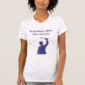未来の発見者を育てる最高の教師 科学 Tシャツ (正面)