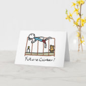 未来の登山者 カード (黄色い花)