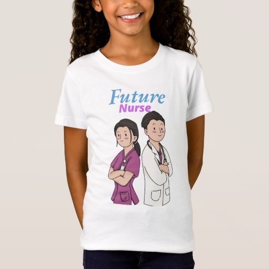 未来の看護師 Tシャツ (正面)