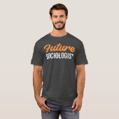未来の社会学者 努力する学生へのギフト ヴィンテージ Tシャツ (正面フル)