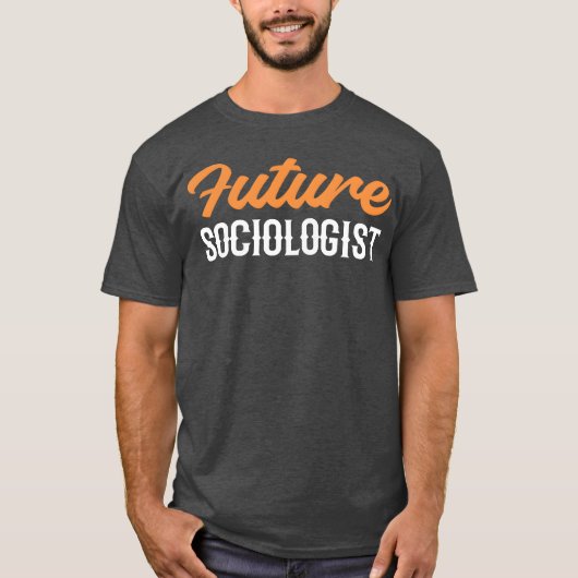 未来の社会学者 努力する学生へのギフト ヴィンテージ Tシャツ (正面)