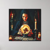 未来の禁断の秘密デザイン キャンバスプリント (正面)