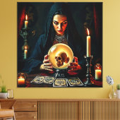 未来の禁断の秘密デザイン キャンバスプリント (インサイチュ (リビング))