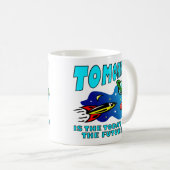 未来の科学のおもしろいマググの今日 コーヒーマグカップ (正面右)