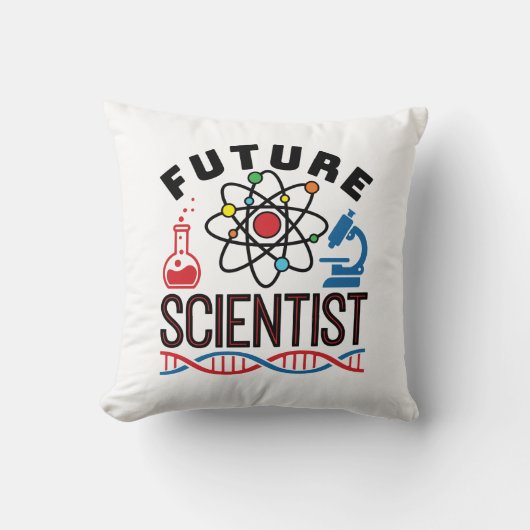 未来の科学者サイエンス愛好家STEM クッション (正面)