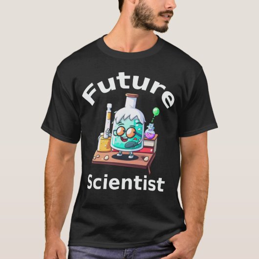 未来の科学者愛好家 Tシャツ (正面)