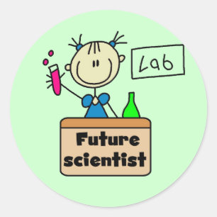 未来の科学者 ラウンドシール