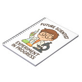 未来の科学者 – 実験中 ノートブック (左側)