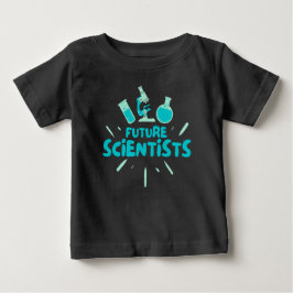 未来の科学者 - 研究室生活 ベビーTシャツ