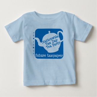 未来の納税者の幼児のTシャツ ベビーTシャツ