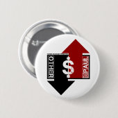 未来の経済的な予言-ロン・ポールPin 缶バッジ (正面&裏面)