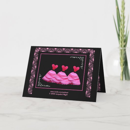 未来の義理の姉妹の新婦付添人カード-ピンクのガウン 招待状 (裏面)