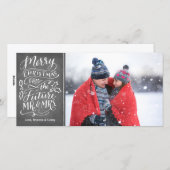 未来の聖降誕祭お目出とう シーズンカード (正面/裏面)