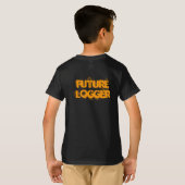 未来の自動記録器はTシャツをからかいます Tシャツ (裏面フル)