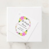 未来の花嫁のためのバタフライキス ブライダルシャワー フェイバータグ (インサイチュ)