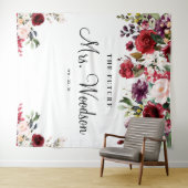 未来の花嫁のシャワー背景パネル フォトブース タペストリー (インサイチュ(横))