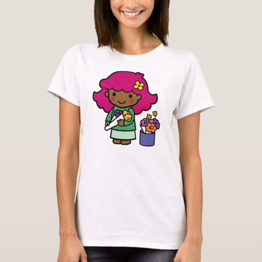未来の花屋 Tシャツ (正面)