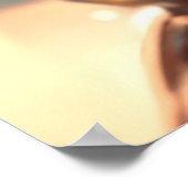 未来の街の女性パイロットポスター ポスター (角)