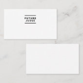 未来の裁判官 名刺 (正面/裏面)